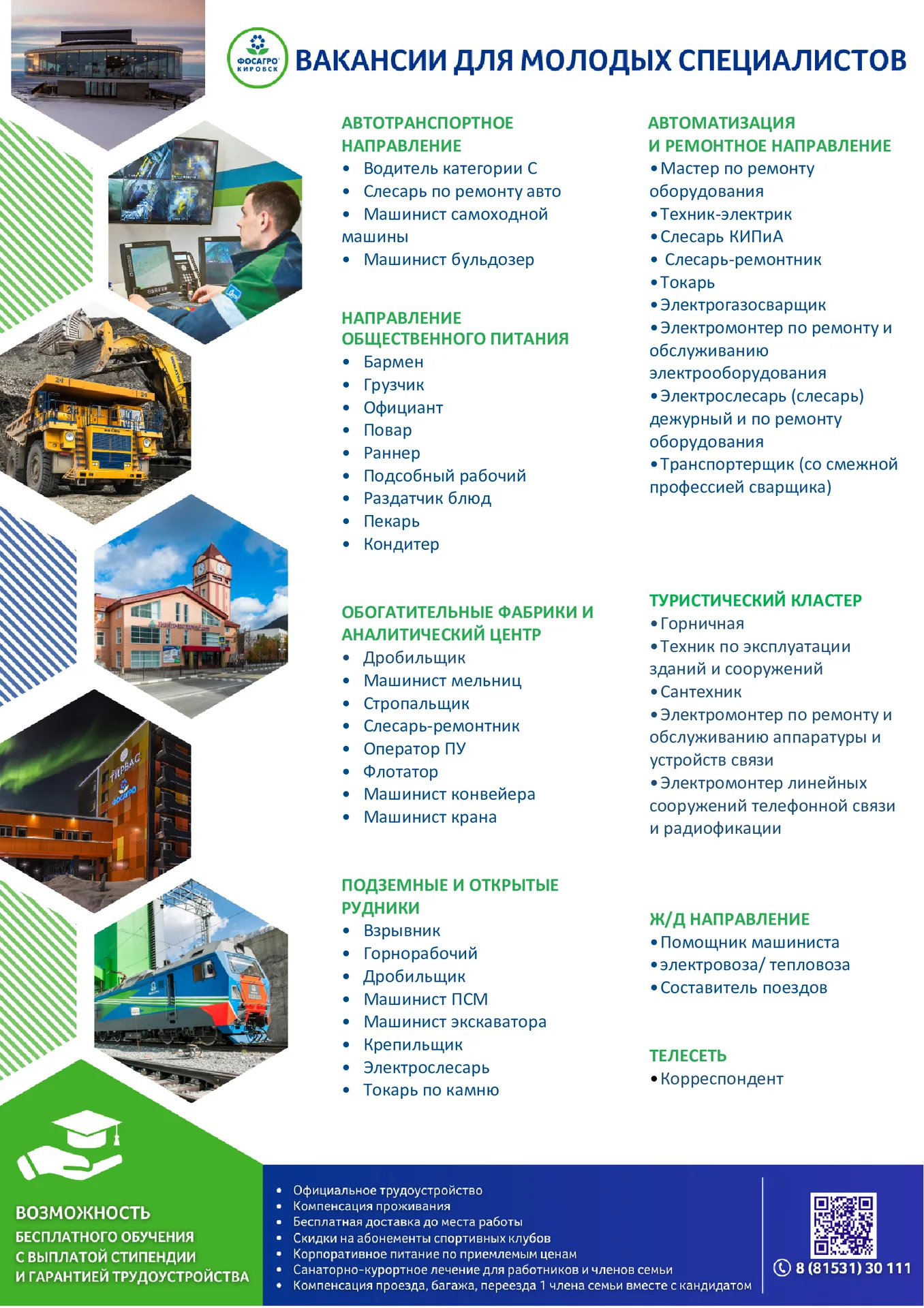 Вакансии для молодых специалистов